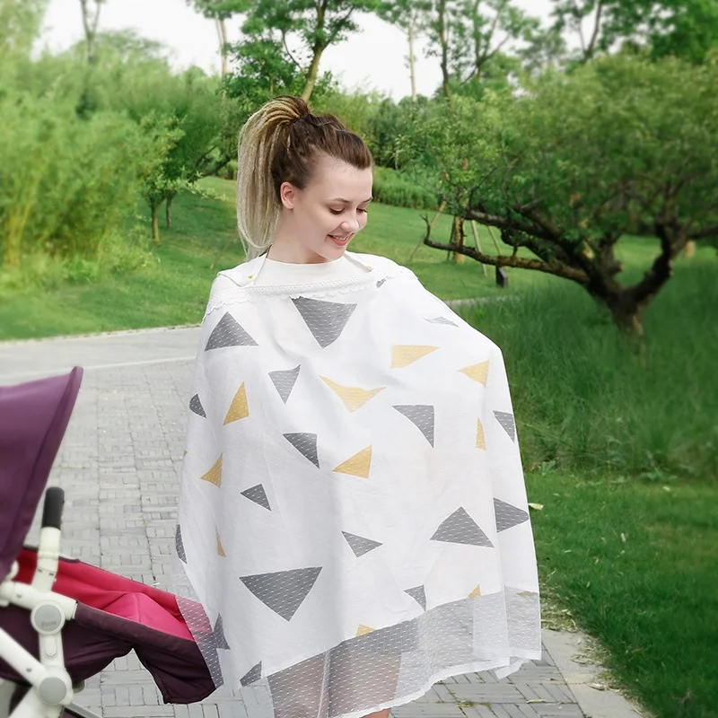 Mother Outdoor Nursing Covers for Breast Feeding Anti Exposed Cotton Multifunctional Nursing Cover