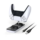 Dobe Charging Dock Station For Ps5 Controller Type-c Charger Stand Holder With Usb Adapter