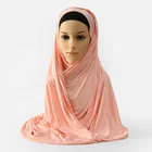 Scarf Cotton Factory Price High Quality Pure Color Scarf Elastic Scarf Plain Scarf Women's Shawl Thin Cotton Hijabs