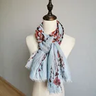 New Style Printed Cotton Scarf New Style Fashion Printed Tie-dye Cotton And Linen Scarf