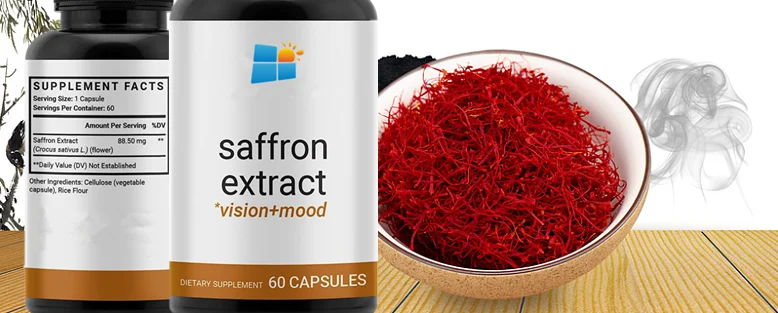 Oem Odm Obm Vegan Saffron Extract Capsules For Women And Men Mg