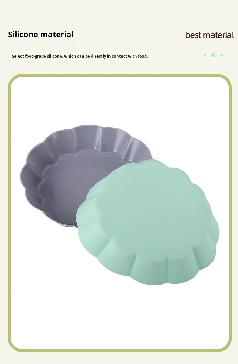 Silicone Non-Stick Non-Toxic High Temperature Resistant Baking Mold for Cake Pudding Muffin & Steamed Chinese Sponge Cake details