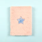 Factory Wholesale Popular Fuzzy Writing Pad/Notebooks/Plush Diary Supply OEM Customizing