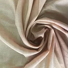 Fabric Plain 100% Polyester Cationic Fabric Plain Colour Cruciform Slub Yarn For Table Cloth Window Curtain Chairpad
