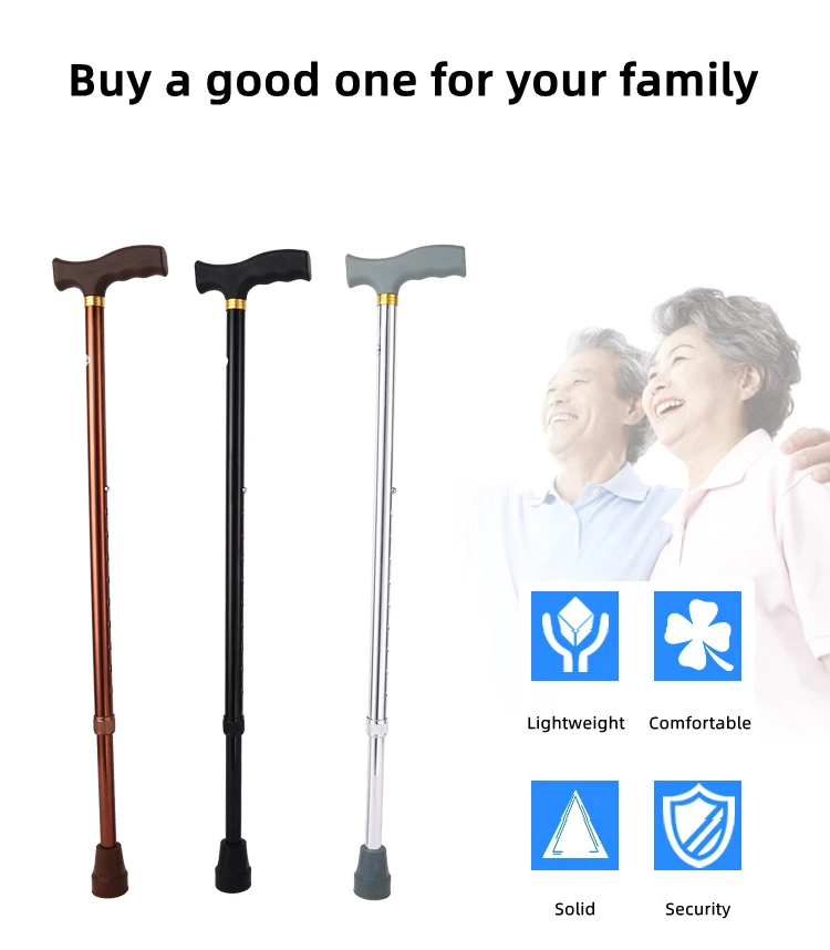 Aluminum Walking Stick Aluminum Alloy Medical Adjustable Walking Stick