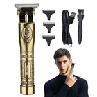 High Power Movement Lower Volume Hair Trimmer Rechargeable Adjustable Steel Cutter T Blade Hair Clipper for Man