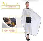 Cape Salon Hairdressing Hairdressing Salon Hair Cut Waterproof Barber Cape With Window
