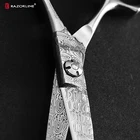 Damascus Hair Scissors RAZORLINE DK01 The Best Fancy Sweden Damascus Steel Professional Hair Scissors