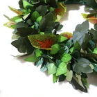 Artificial Wholesale Customizable Easter Halloween Artificial Handmade Green Leaf Door Wreaths