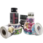 Adhesive Wraps Removable Adhesive Stickers Custom Own Logo Private Printing Hair Bundle Wraps Adhesive Package Labels