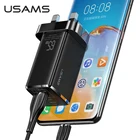 Charger Laptop Phone Charger USAMS 2020 New Trends Mini 65W GaN Charger Mobile Phone Laptop Tablet Fast PD Charger UK
