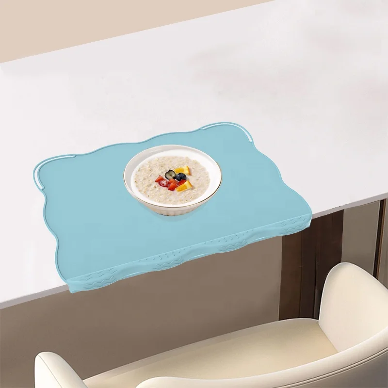 High Chair Dinning Table Mats Natural Modern Tablemats Placemat 2024 Silicone Baby Bib Plate Bowl Silicone Baby Placemat
