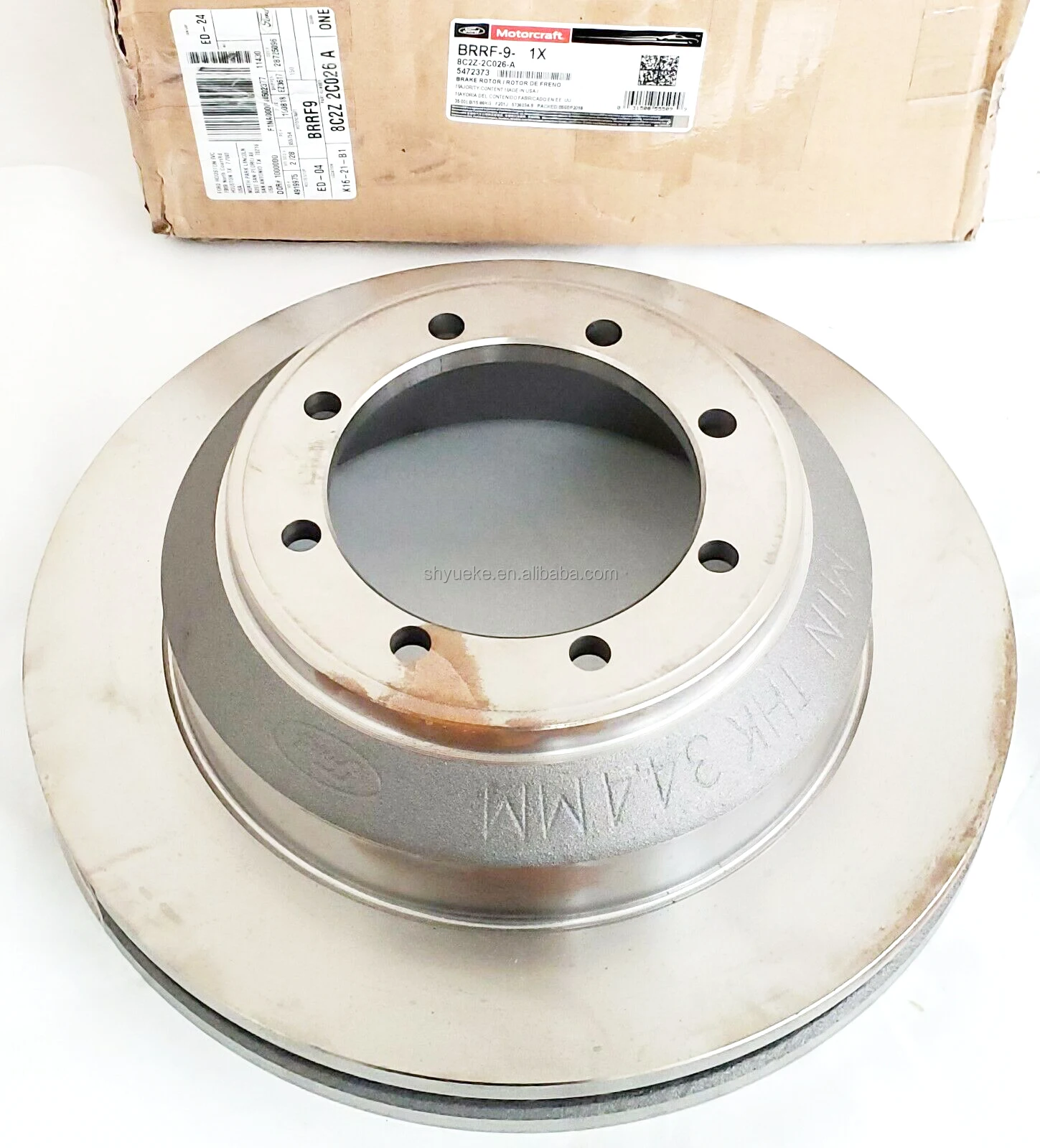 Brake Rotor Assembly For Ford F 150 G2mz 2v026 Da Brake Disc Jl3z 2c026