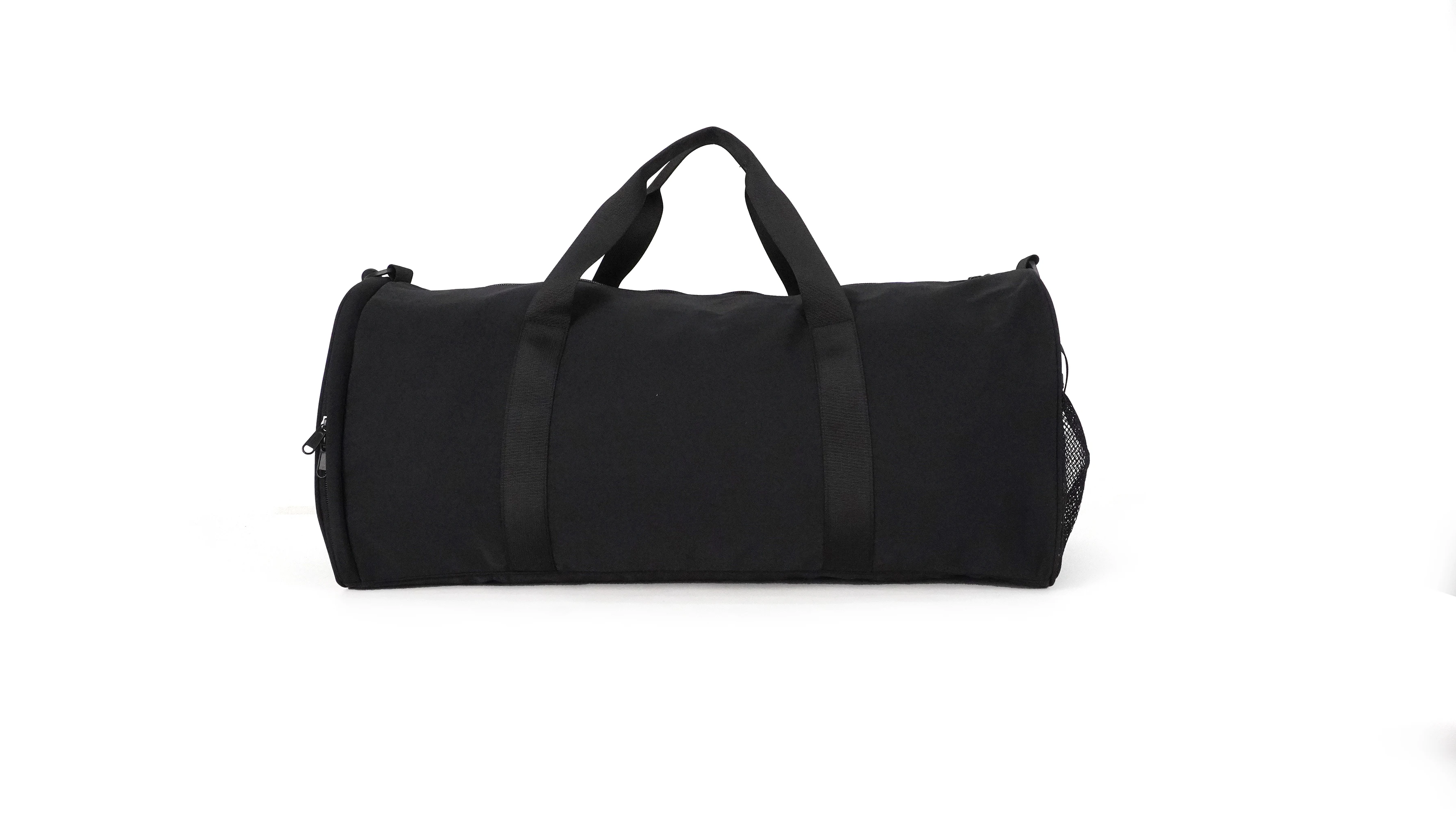 product unisex large capacity travel bag custom logo lightweight gym bag with zipper closure factory direct black-6