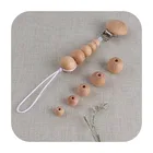 Beads 9mm 12mm 15mm 18mm 20mm Beech Wood Rounds Natural Wood Chewable Beech Loose Beads For Baby Teething