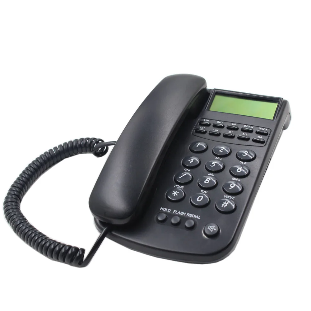 corded landline phone with caller id and speaker