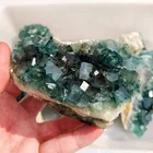 Natural Natural High Quality Natural Crystal Rough Quartz Raw Green Fluorite Clusters Mineral Stones