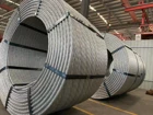 High Carbon Galvanized Steel Strand Wire Rope 7 Wire PC Strand 12.7mm 1860MPa