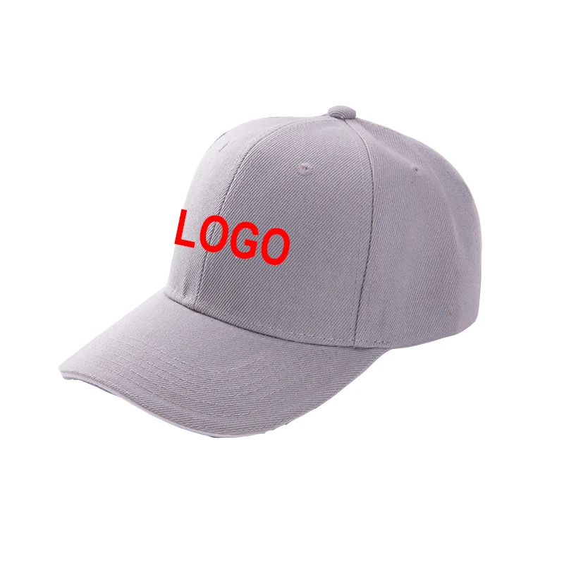 High Quality Promotional Custom Logo Baseball Cap 6-panel Hat Print With Embroidery For Men Gorras De Beisbol Para Hombre De Por