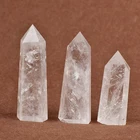 Point Natural Healing Wand Crystal Big Clear White Quartz Crystal Stone Point Towers For Sale