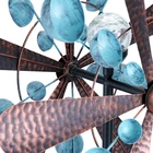 Garden Cost Effective Garden Double Spinners Wind Spinner In China Ornaments Metal All-season 23 X 23 X 84 Inch