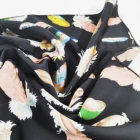 Silk Scarf Hot Selling Feather Polyester Satin Custom Silk Bandana Women 56*56 Digital Print Shawl Scarf