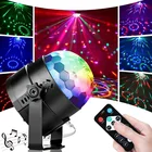 Party Lights Light Hot Sale Party Lights Disco Strobe Light Crystal Magic Ball RGB Stage Light With Remote Control