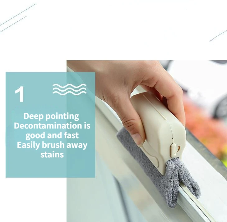 Removable brush, window blind spot cleaning slot brush 2