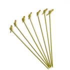 Cocktail Stick Natural Bamboo Cocktail Pick Knot Fruit Picking Stick