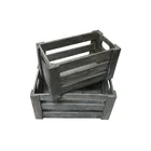 Wood Pot Living Room Decoration Diy Antique Rectangular Wood Flower Pot Box Storage Box