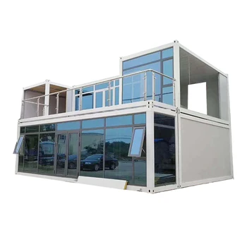 Cheap Worker Flat Pack Prefabricated Container House With Toilet Room