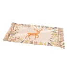 Carpet With Digital Printing Professional Manufacture Cheap Home Carpet Customized Living Room Rug With Tassels
