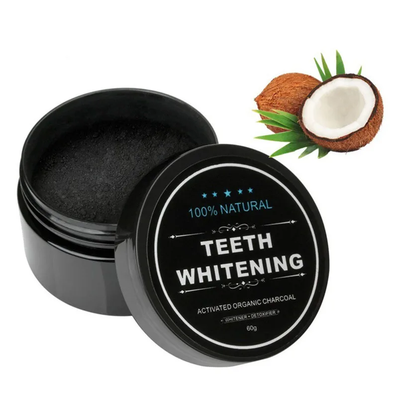 coconut shell tooth powder