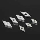 Nuts Nut Nuts M6 National Standard Carbon Steel White Zinc Nuts Aluminium Profile Rhombus Nut