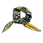 Scarf Silk Satin Designer Satin Scarf High Quality Luxury Designer Scarf Italian Silk Printed 100% Satin Silk Scarf