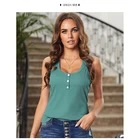 Vest Casual Custom Printed Plus Size Tank Top Polyester Vest