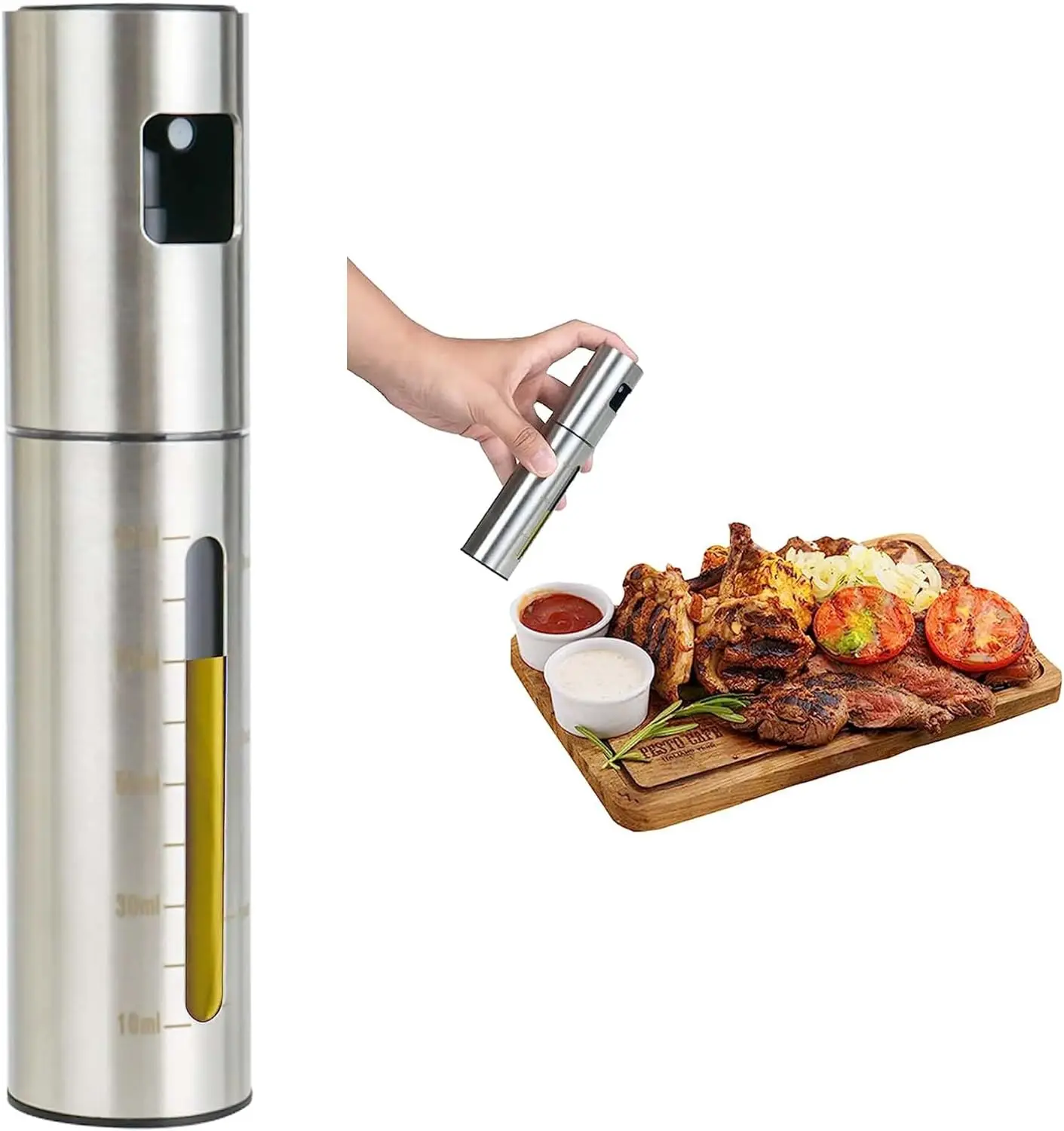 90ml Olive Oil Spritzer Sprayer Bottle Premium Oil Sprayer Kitchen Gadgets Accessories Widely Used for Barbecues Kitchen Baking