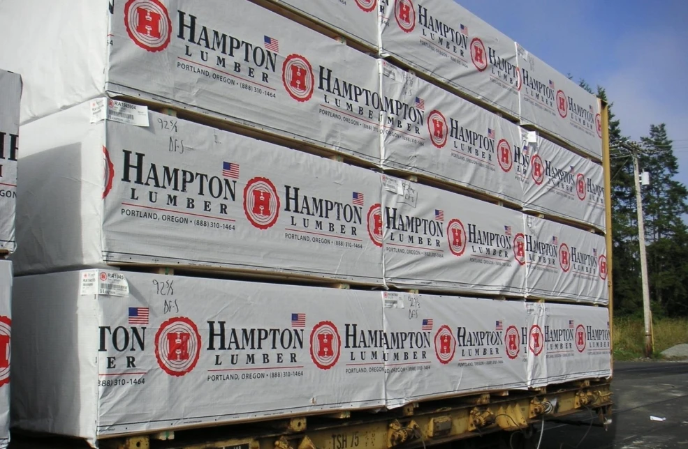 PE/PP 95gsm Waterproof Lumber Wrap Roll Sewn Lumber Cover with UV Protection and Printing Logo manufacture