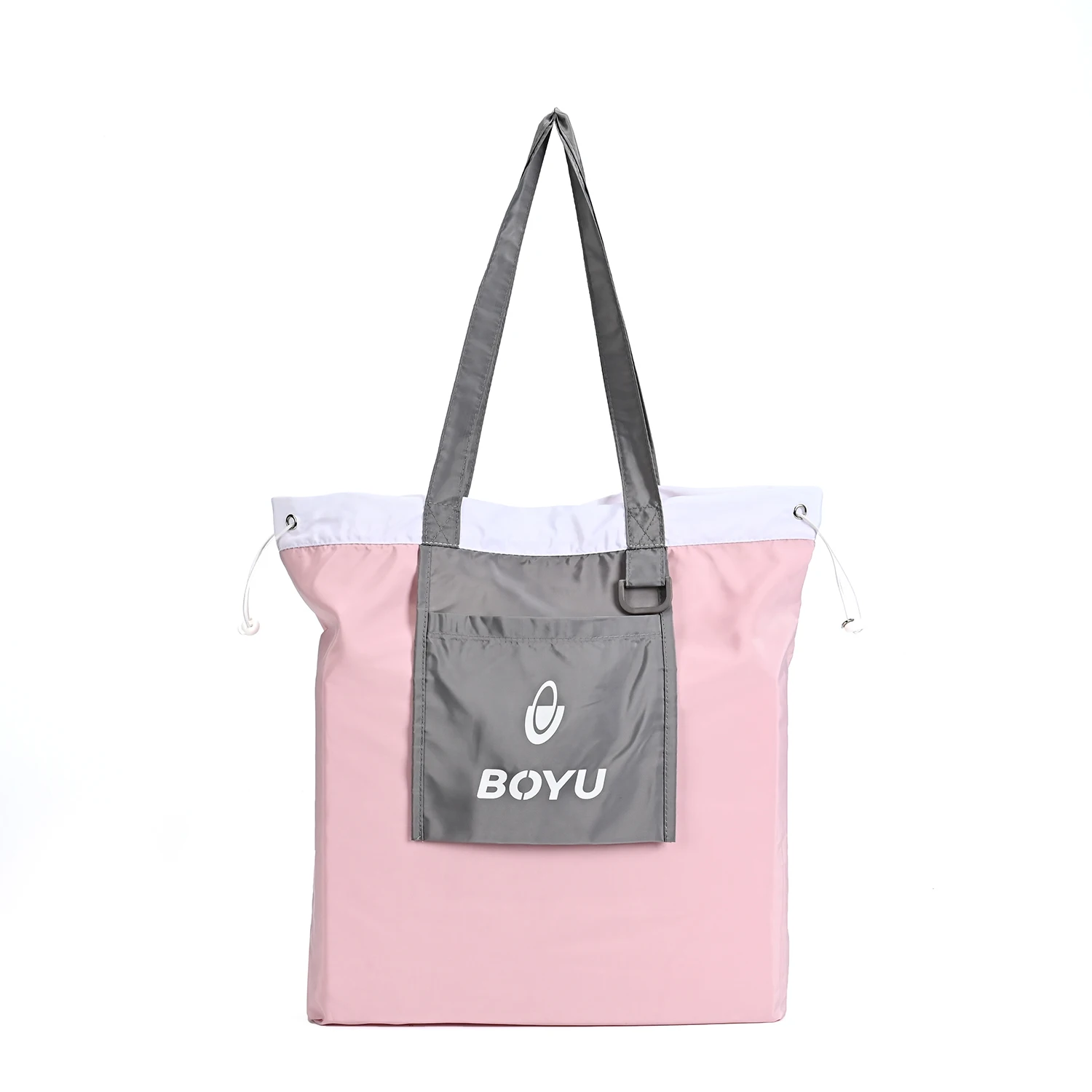Wholesale Custom Logo Grocery Reusable Shopping Bags for Groceries Pouch Foldable Large Nylon Polyester Shopping Tote Bags supplier