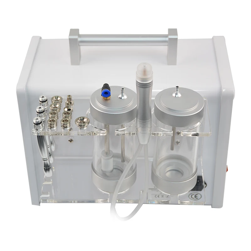 Professional Crystal & Diamond Microdermabrasion Machine 2-in-1 5 Discover the professional 2-in-1 Crystal & Diamond Microdermabrasion Machine for advanced skin resurfacing, exfoliation, acne scar treatment, pore refinement, and facial rejuvenation. Ideal for beauty salons, med spas, aesthetic clinics, and skincare professionals. Professional Crystal & Diamond Microdermabrasion Machine 2-in-1