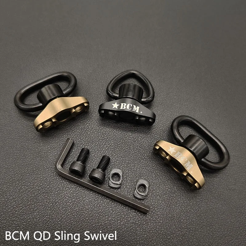 Lwxc Metal Tactical Bcm Qd Sling Mount Swivel Push Button Mount Qd