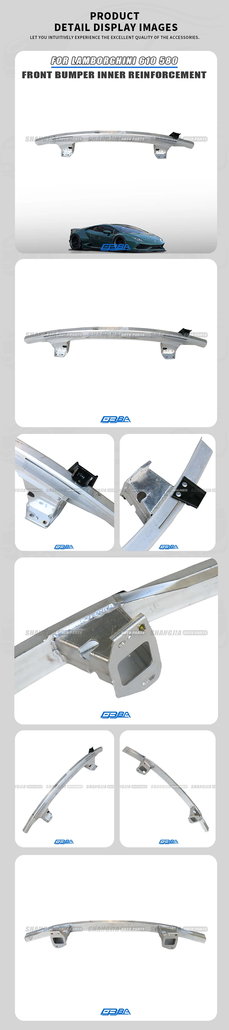 product good quality metal material front bumper inner iron for lamborghini lp610 4t0807109d827-3