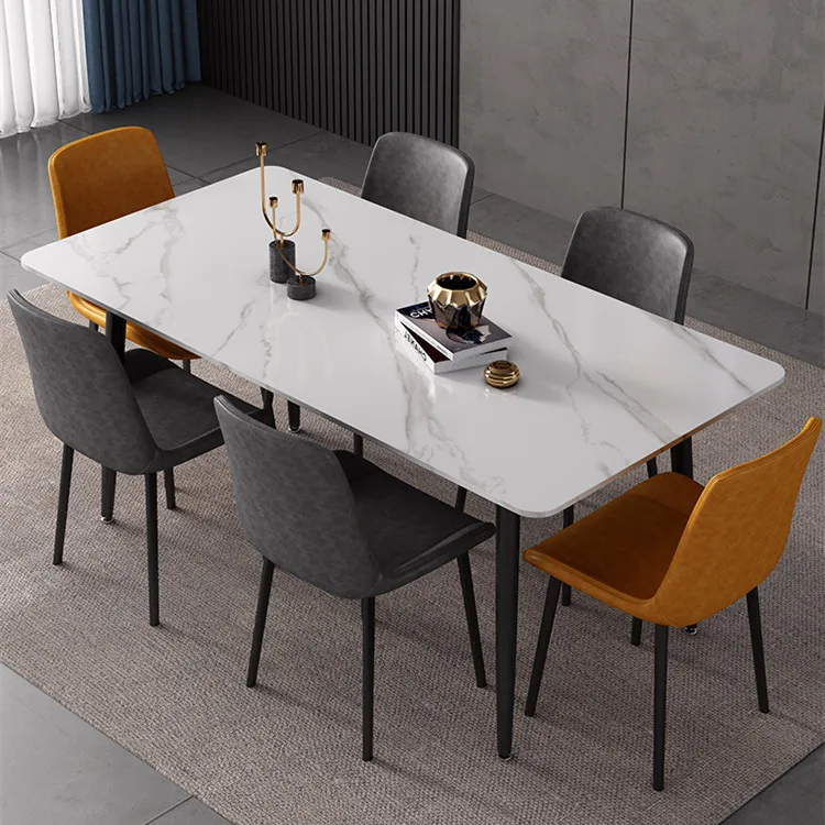 Italian Furniture 6 Chair Dining Table Set Dining Room Table