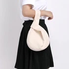 Bag Clutch Fashion Ins Girl Handbag Girth Hitch Design Durable Canvas Wristlet Pouch Bag Clutch