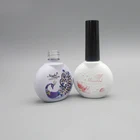 Polish Bottle Wholesale Elegant Glass 3D Printed Nail Polish Bottle