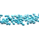 Turquoise Stone Nature Turquoise Dyeing Stone Oval Cabachon 10x14mm Jewelry Stone