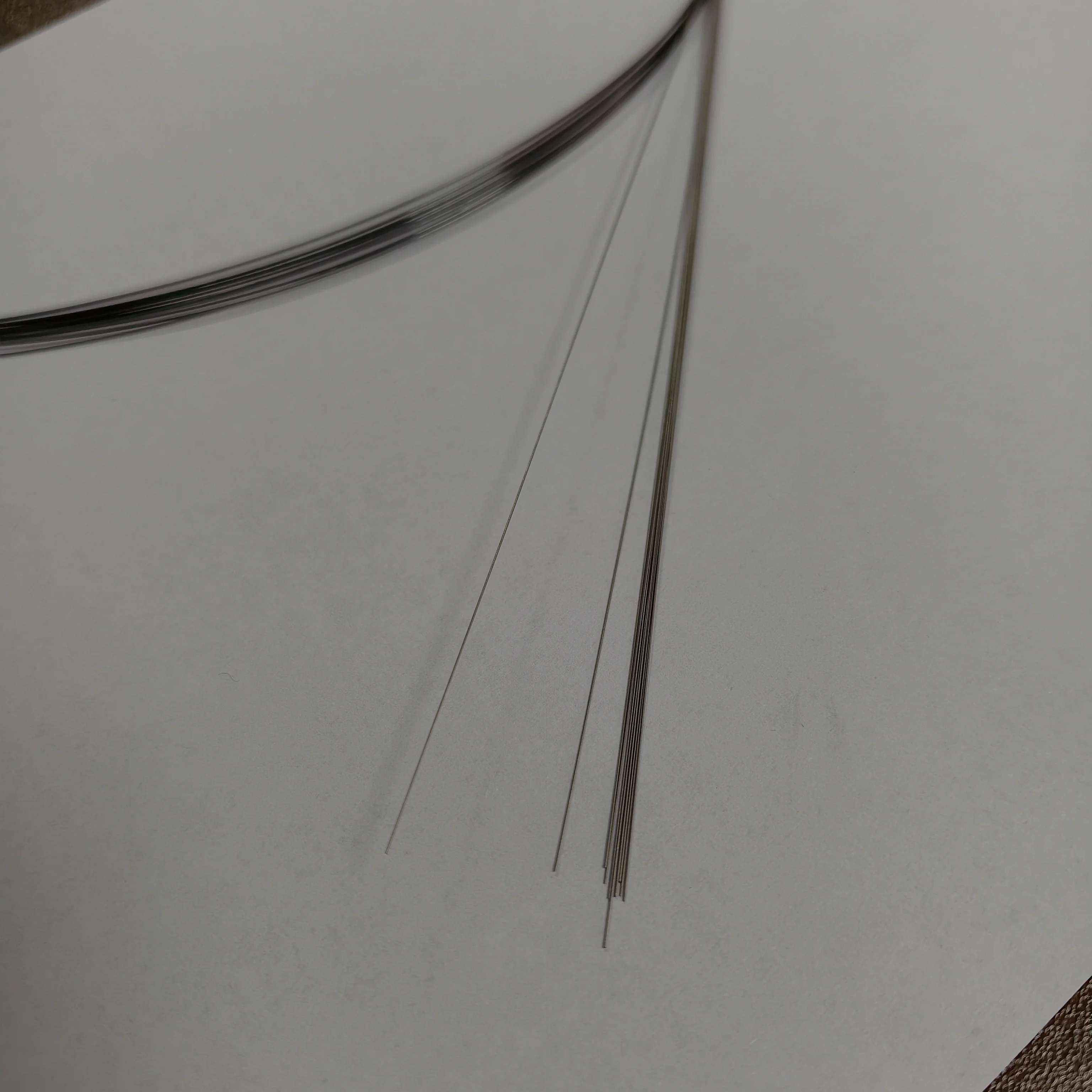 Custom Medical Superelastic Nitinol Guide Wires Titanium Shape Memory Alloy ASTM F2063 Bending 1300 Strength Excellent Cutting manufacture