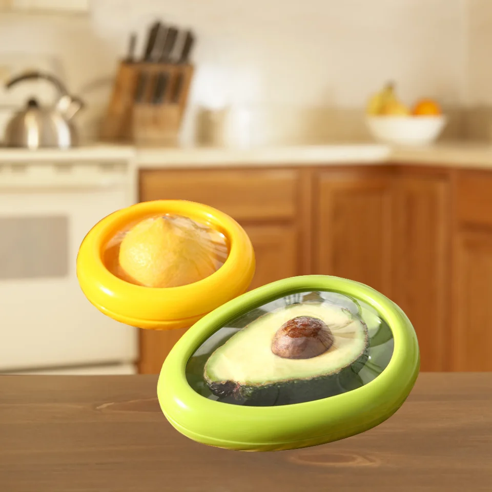 Fruit Vegetable Fresh-keeping Cover Avocado Food Storage Box Fruit Preservation Seal Cover Kitchen Tools Kitchen Accessories