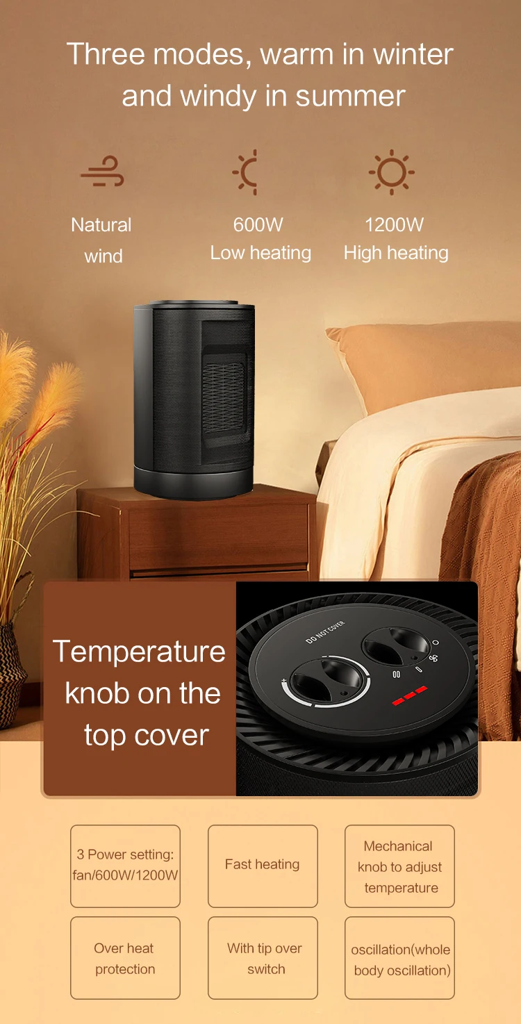 Energy-efficient Electric Heater, 110-240V - detail 10