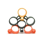 Educational Puzzles Toy Puzzle 3d Child Baby Early Educational Customized Puzzles Toy Round Puzzle 3D Silicone Stacking Toy